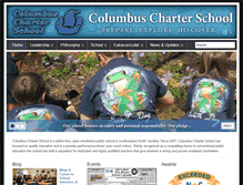 Tablet Screenshot of columbuscharterschool.org